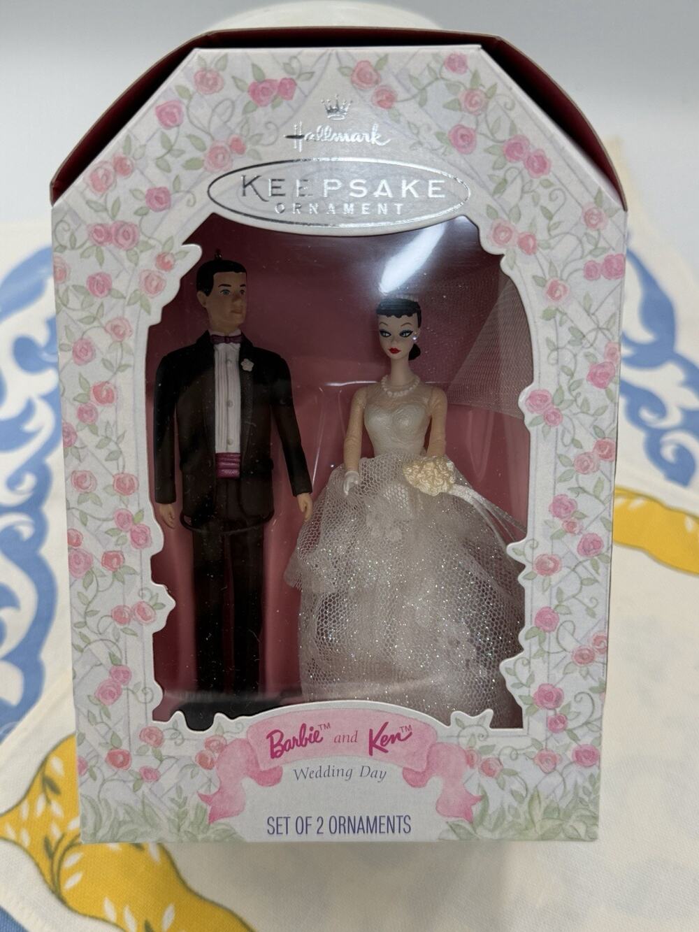 1997 Hallmark Keepsake Ornament Barbie and Ken Wedding Day Barbie with box